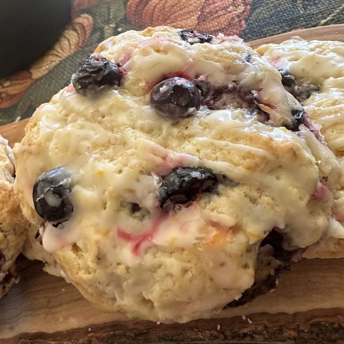 blueberry scones by Wildflour Bliss